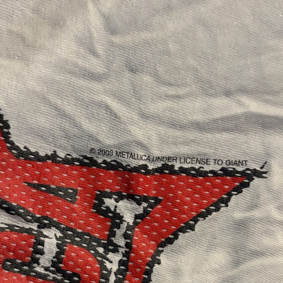 Vintage Metallica jersey shirt - Picture 3 of 6